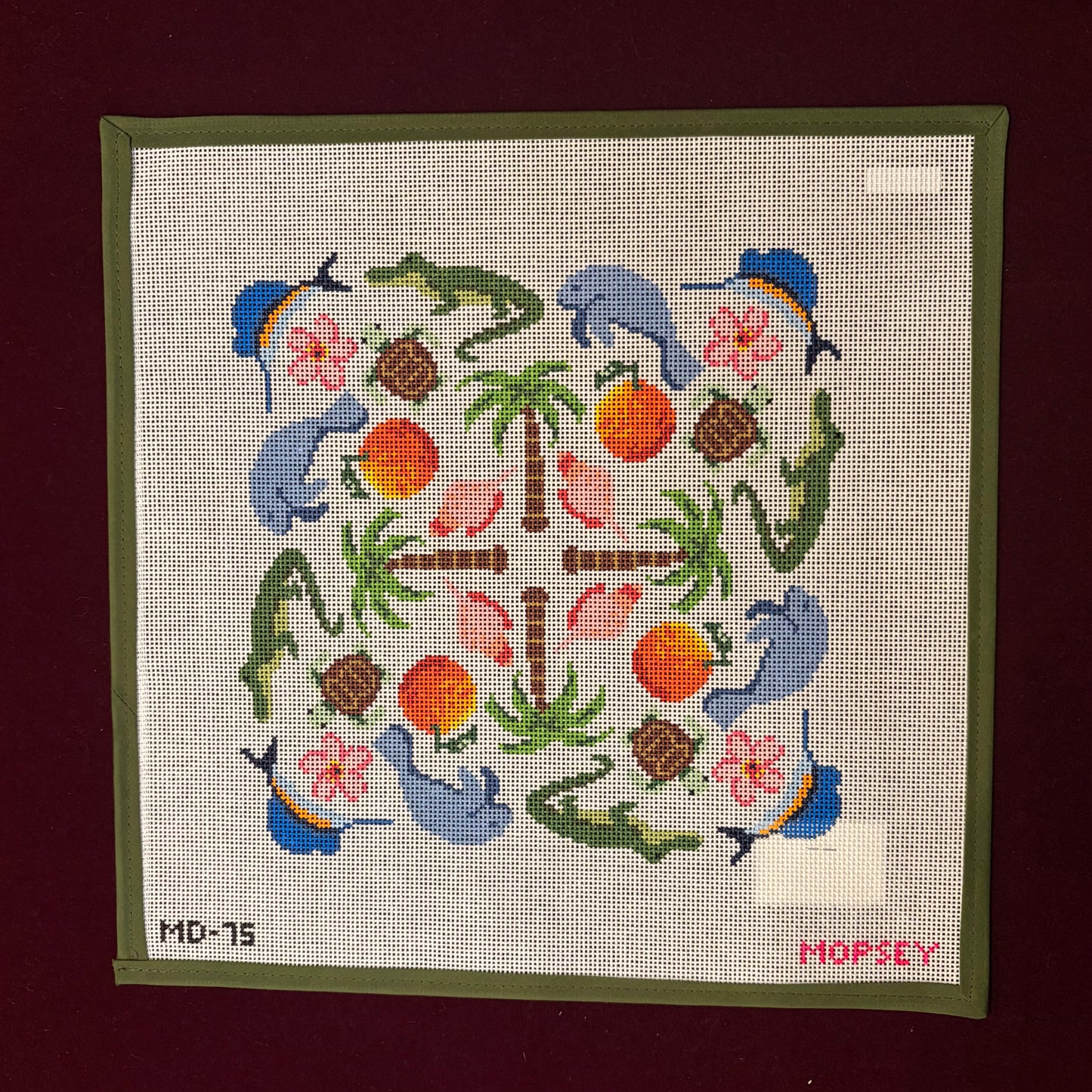 Florida Flora & Fauna Mandala-Canvas-Mopsey Designs-The Pepper Pot