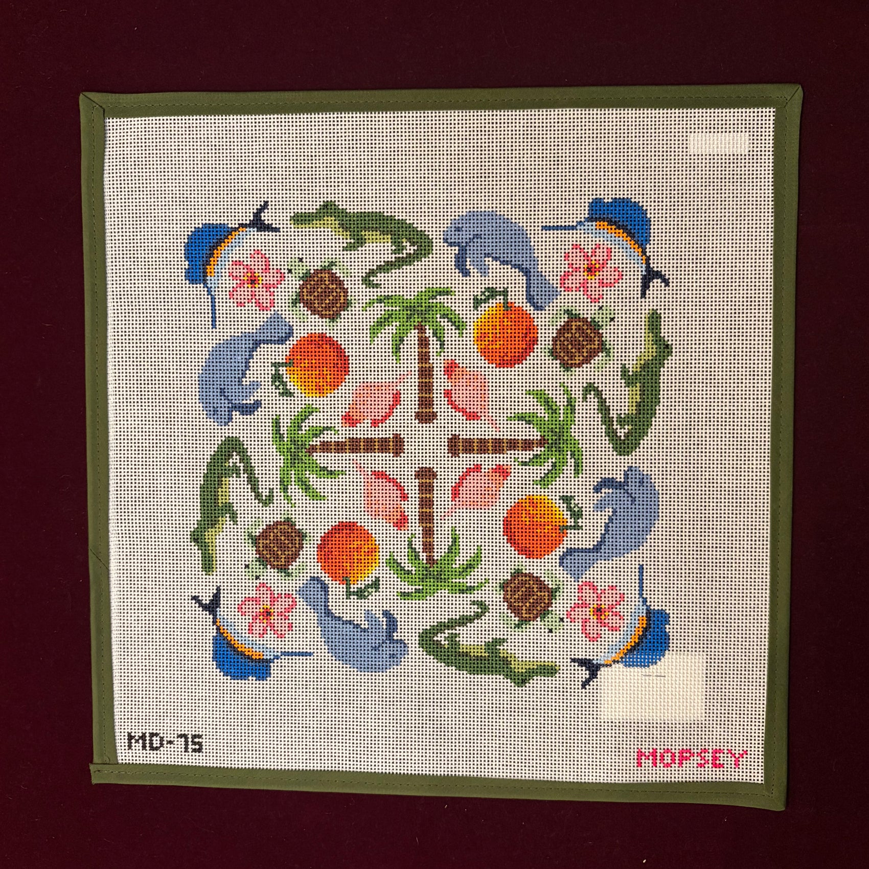 Florida Flora & Fauna Mandala-Canvas-Mopsey Designs-The Pepper Pot