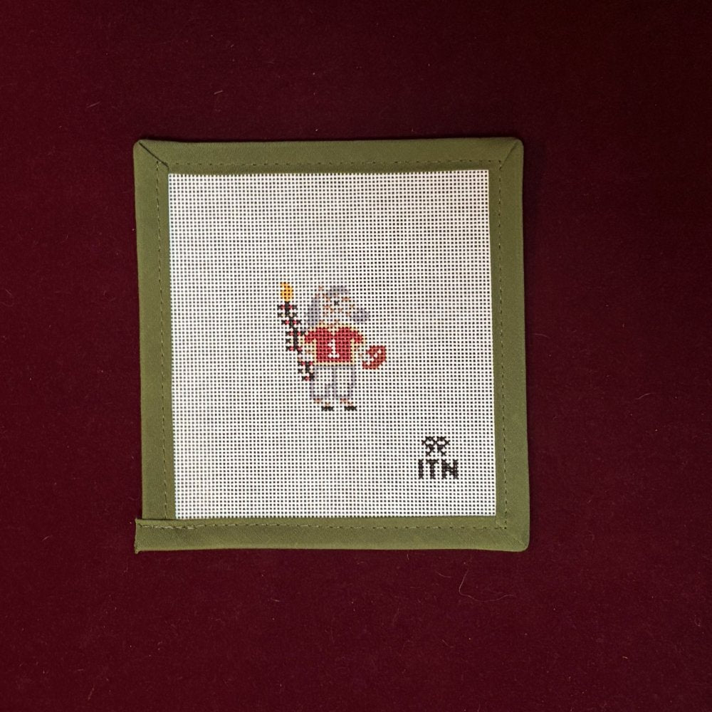 Football Friend Florida Horse-Canvas-Ivy and Thread Needlepoint-The Pepper Pot