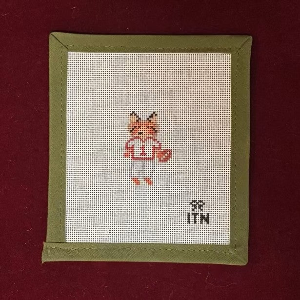 Football Friend Texas Collie-Canvas-Ivy and Thread Needlepoint-The Pepper Pot