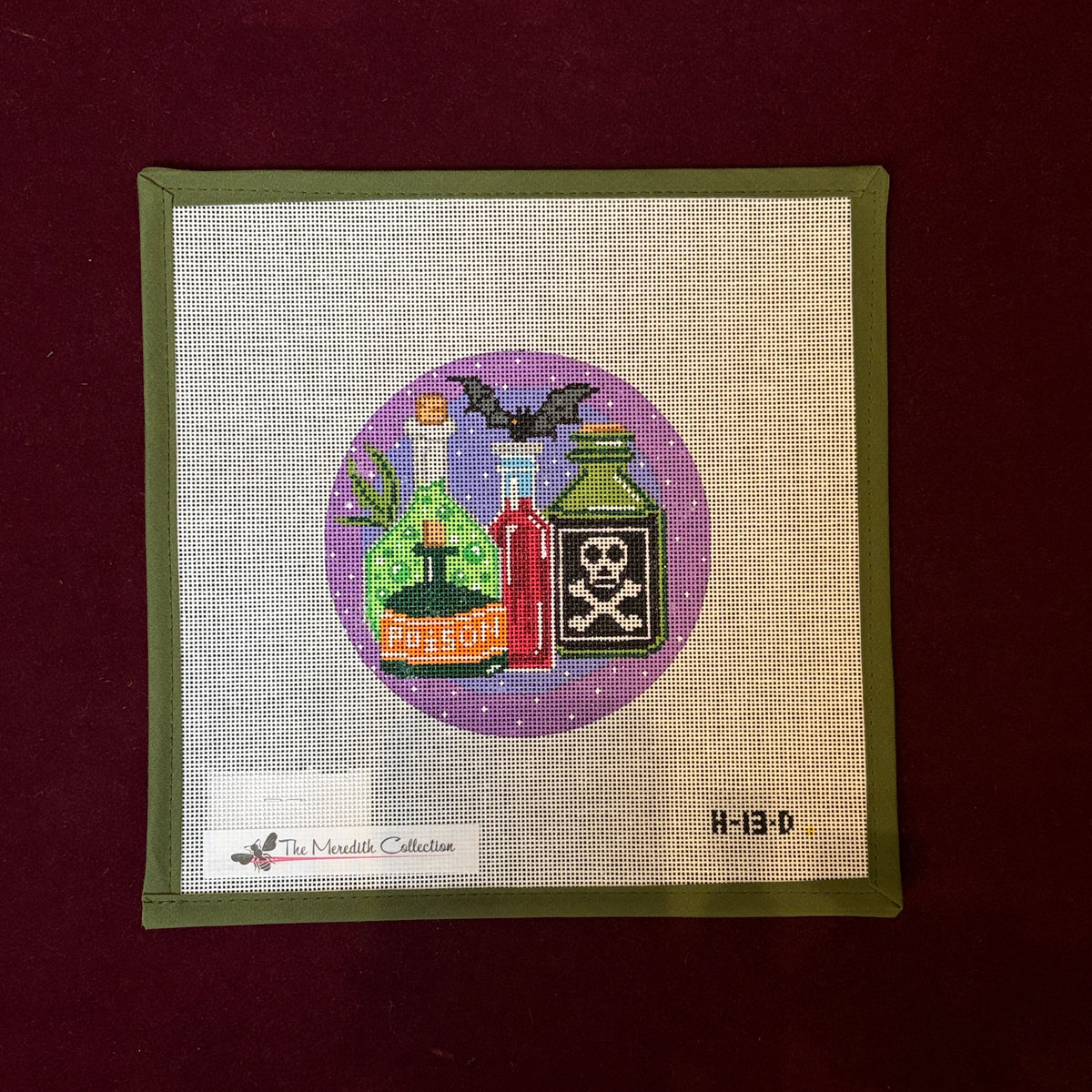 Four Potions-Needlepoint Canvas-The Meredith Collection-The Pepper Pot Barrington, IL
