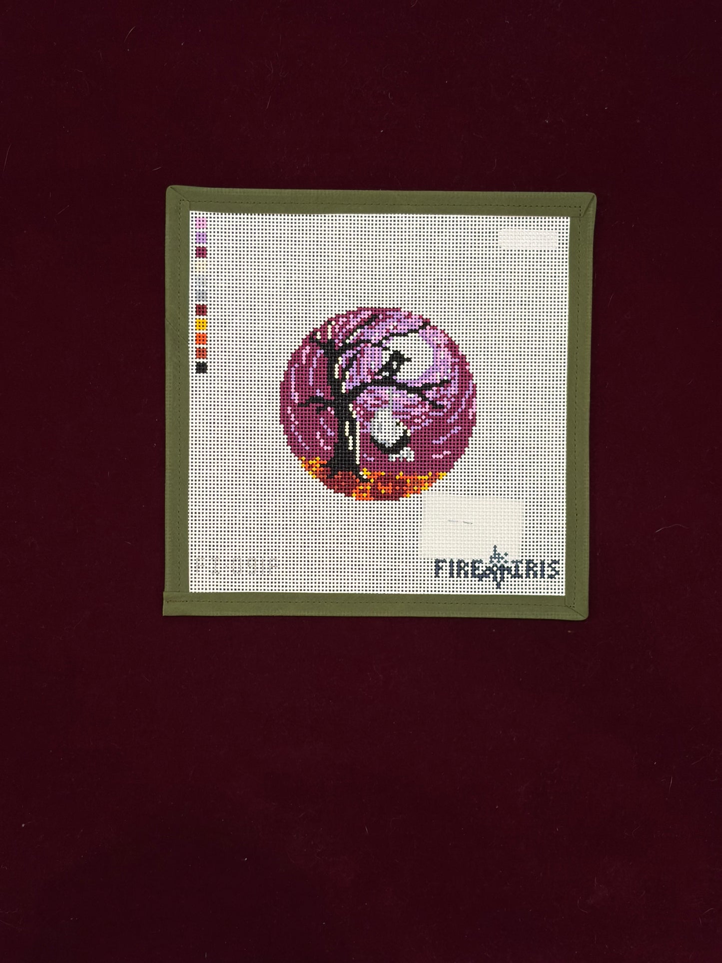 Four Seasons 3" Rounds-Canvas-Fire & Iris Designs-Fall-The Pepper Pot