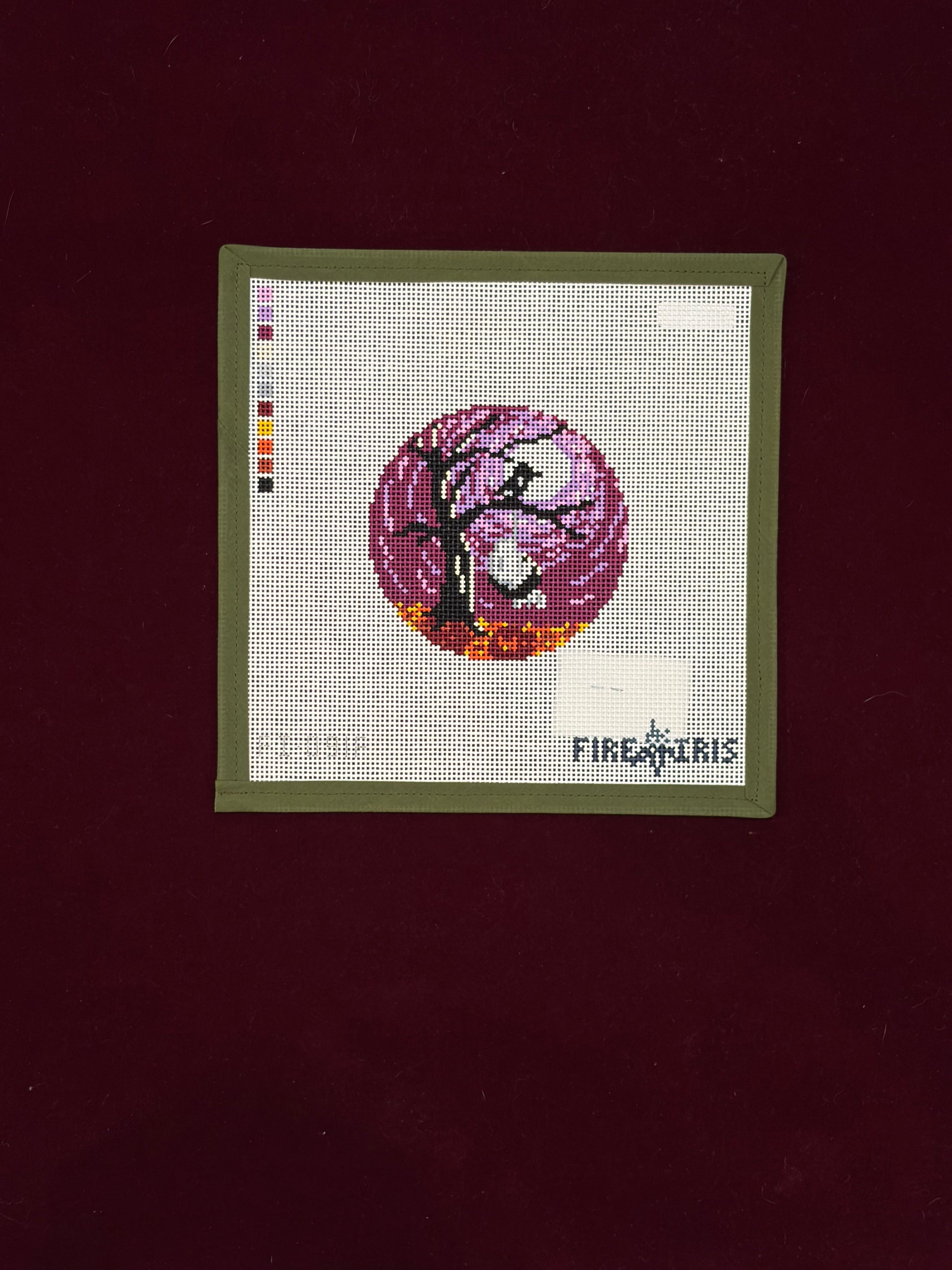 Four Seasons 3" Rounds-Canvas-Fire & Iris Designs-Fall-The Pepper Pot
