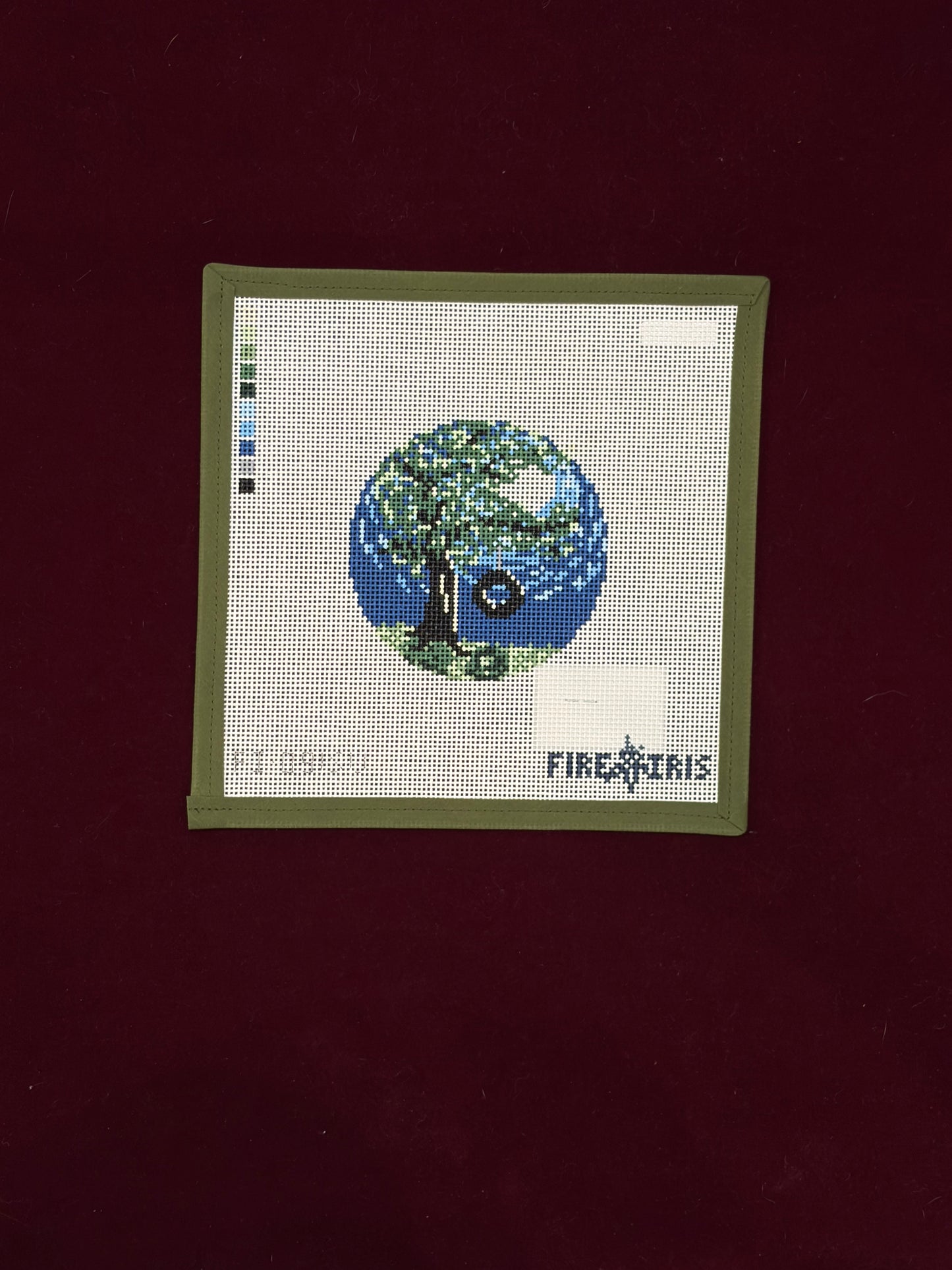 Four Seasons 3" Rounds-Canvas-Fire & Iris Designs-Spring-The Pepper Pot