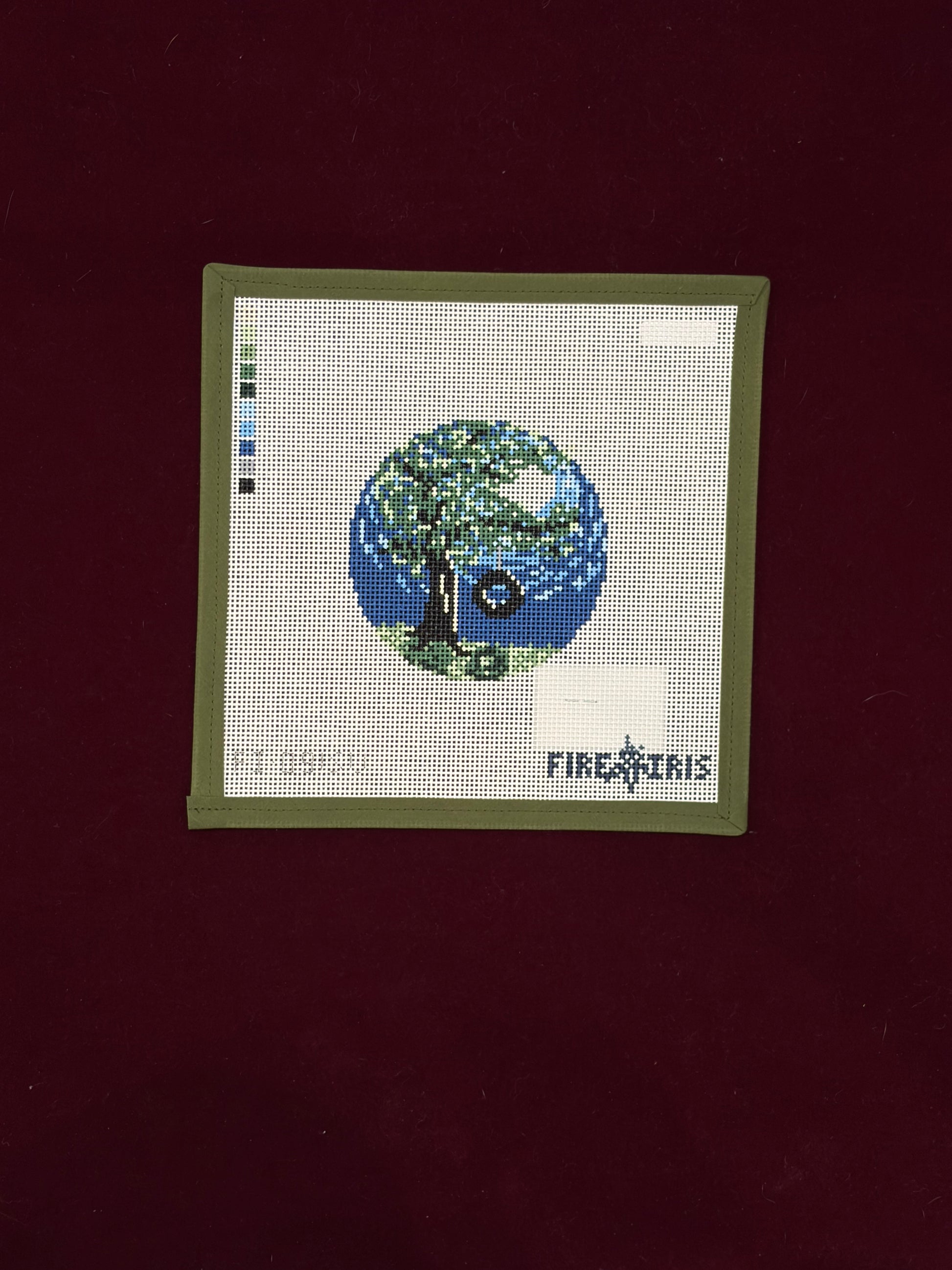 Four Seasons 3" Rounds-Canvas-Fire & Iris Designs-Spring-The Pepper Pot