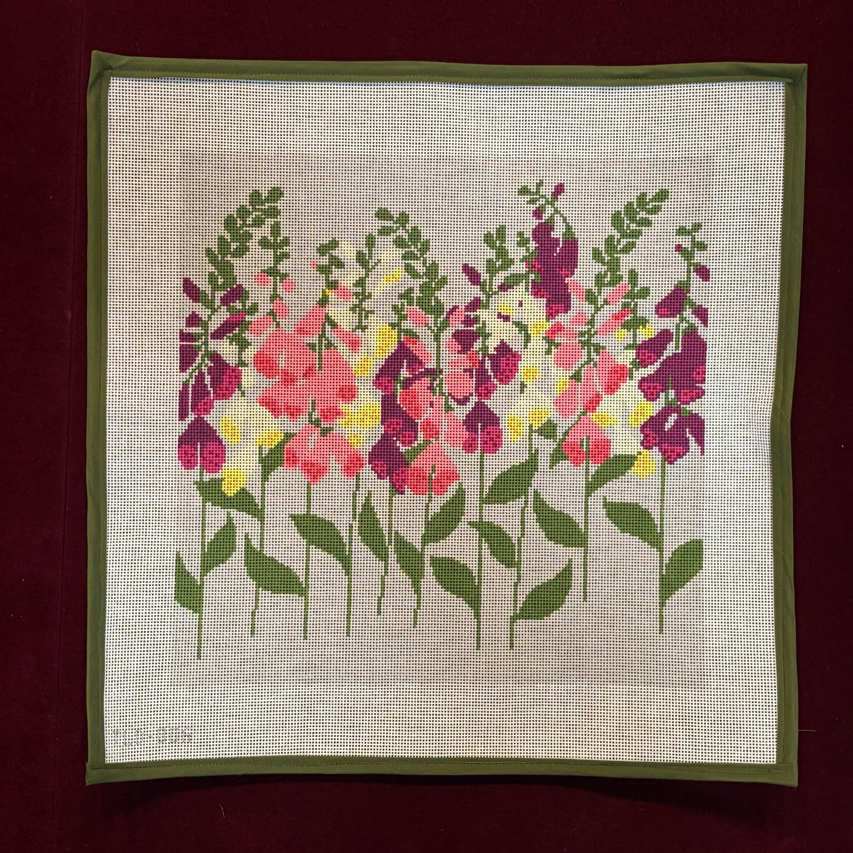 Foxgloves-Canvas-Tasha Lansbury Designs-The Pepper Pot