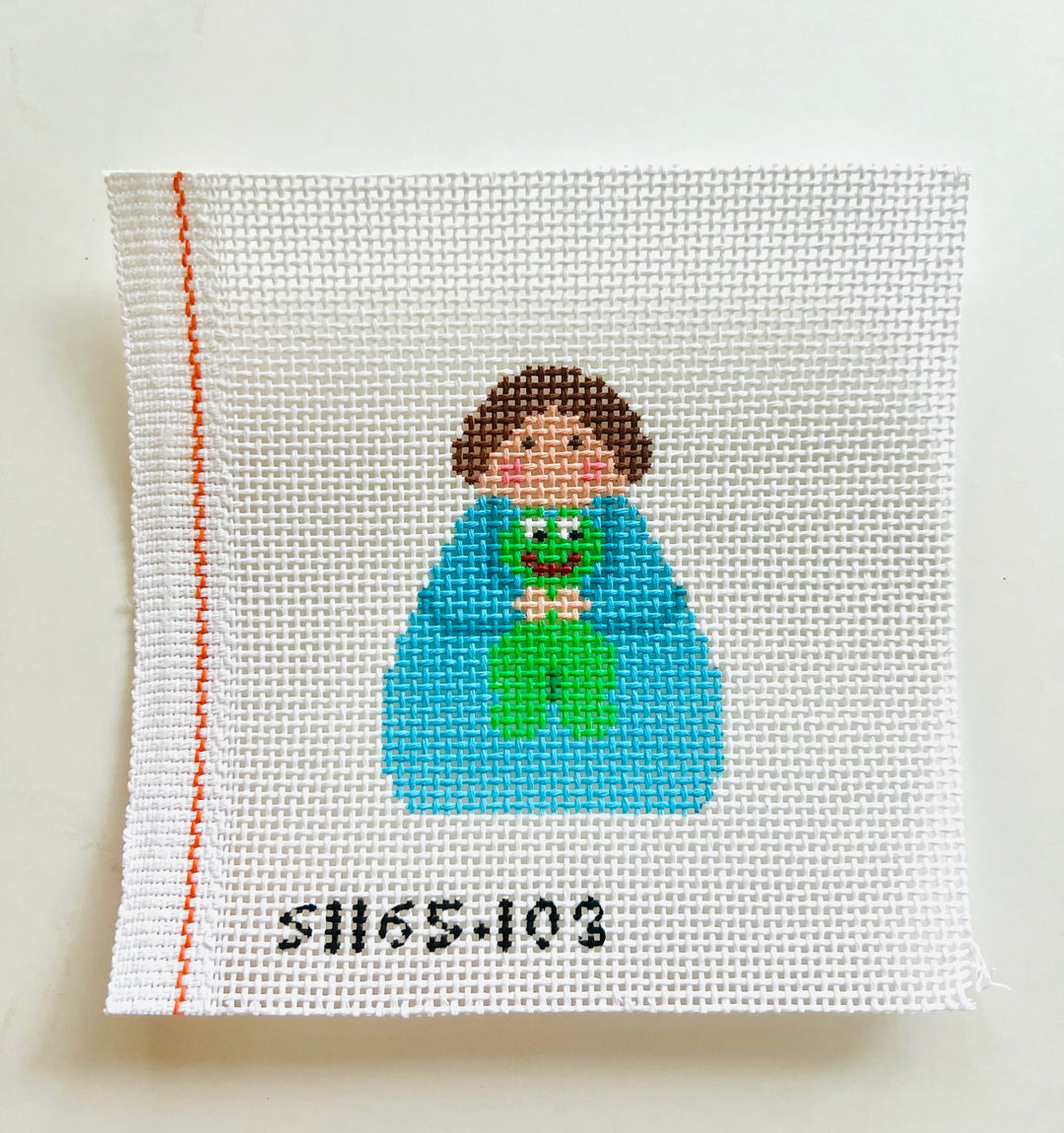 Frog Angel August Trunk Show-Needlepoint Canvas-KCN Designers-The Pepper Pot Barrington, IL