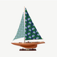Garden Trellis Sails with Sailboat-Needlepoint Canvas-Wisteria Designs-The Pepper Pot Barrington, IL