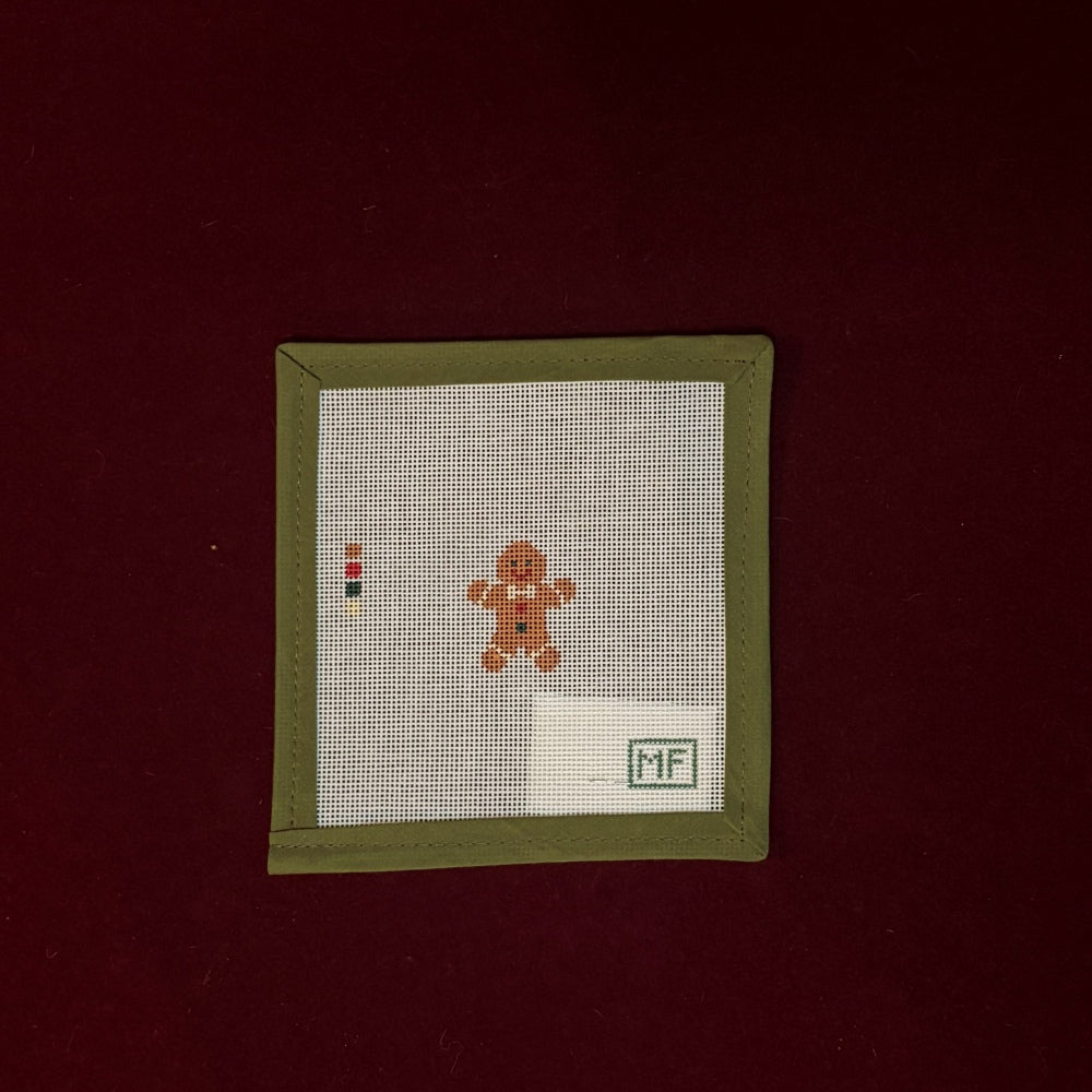 Gingerbread Man Mini-Needlepoint Canvas-MF Needlepoint-The Pepper Pot Barrington, IL
