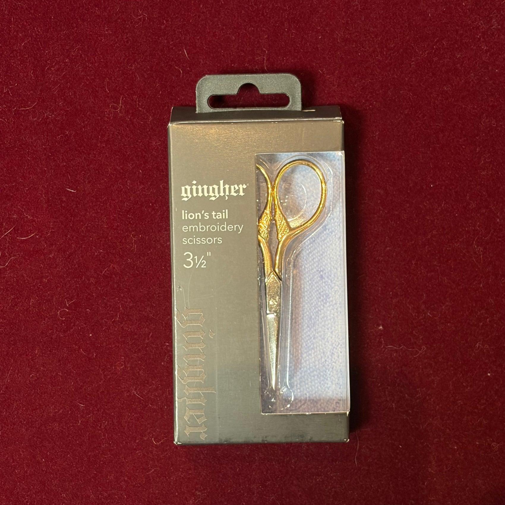 Gingher 3.5" Lion Tail Embroidery Scissors-Scissors-Fleur de Paris-The Pepper Pot