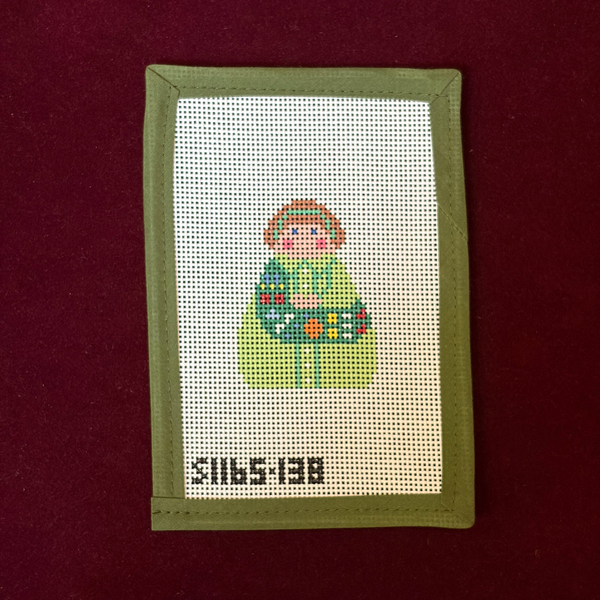 Girl Scout Stitch-It Angel-Needlepoint Canvas-KCN Designers-The Pepper Pot Barrington, IL