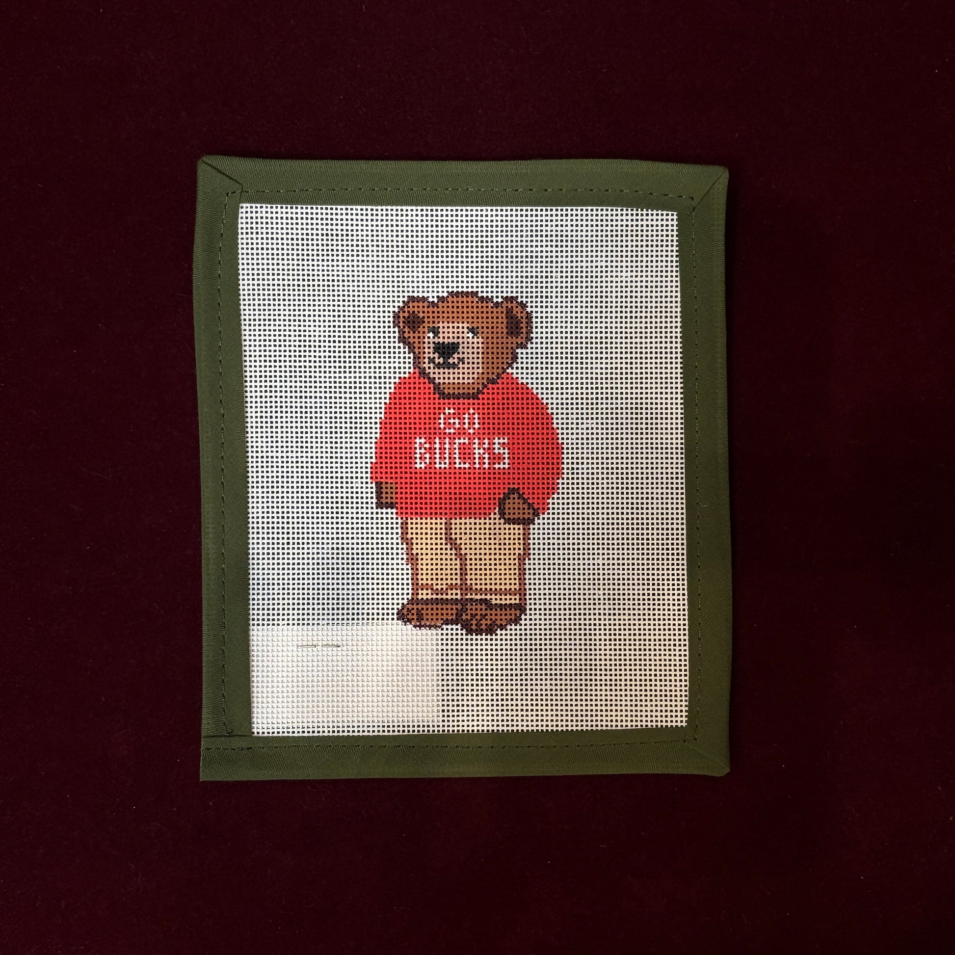 Go Bucks (Ohio State)-Needlepoint Canvas-Boston Needlepoint-The Pepper Pot Barrington, IL