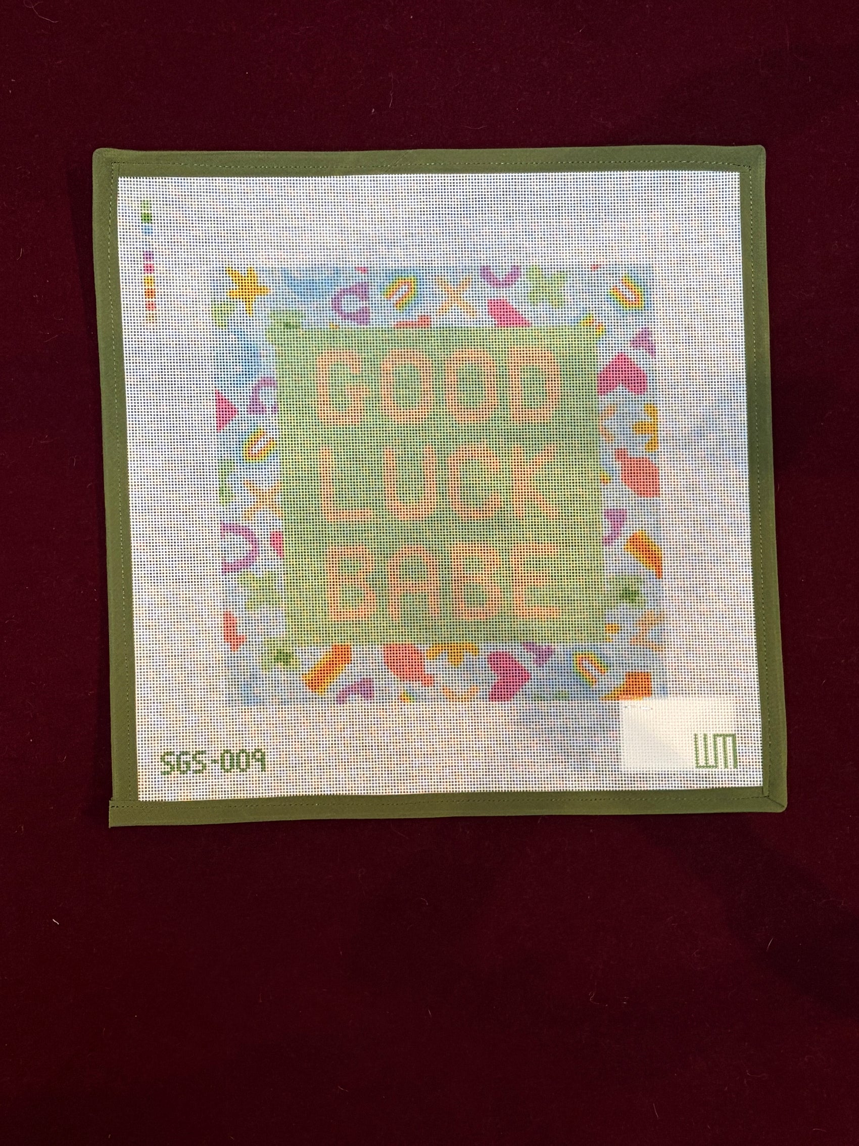 Good Luck Babe-Canvas-Spring Gate Stitchery-The Pepper Pot
