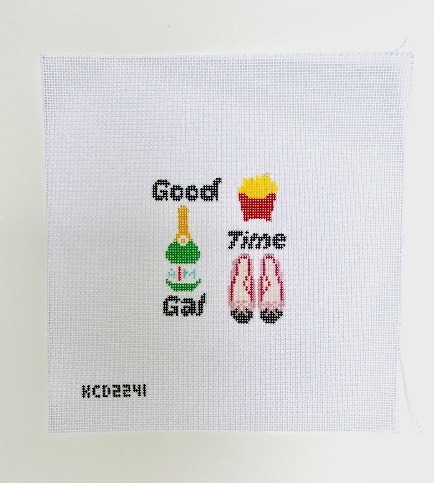 Good Time Girl August Trunk Show-Needlepoint Canvas-KCN Designers-The Pepper Pot Barrington, IL