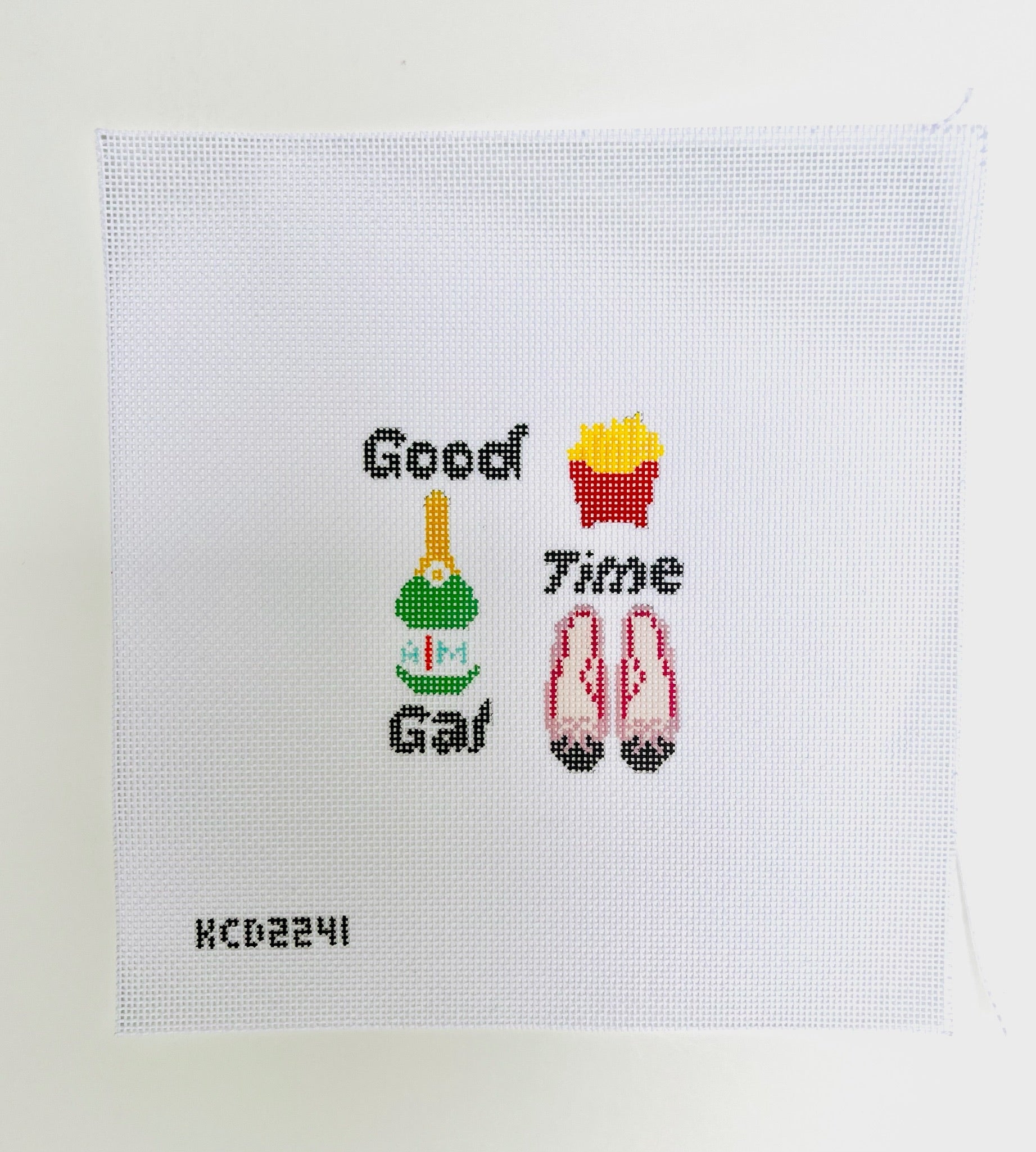 Good Time Girl August Trunk Show-Needlepoint Canvas-KCN Designers-The Pepper Pot Barrington, IL