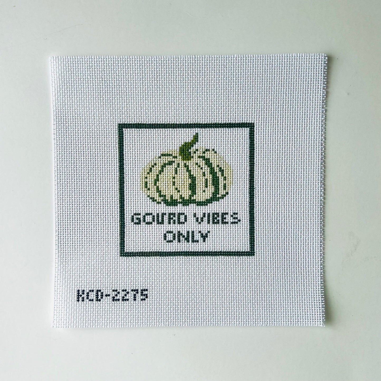 Gourd Vibes Only August Trunk Show-Needlepoint Canvas-KCN Designers-The Pepper Pot Barrington, IL