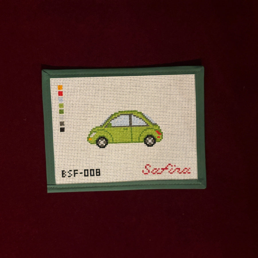 Green Buggy Car-Canvas-Safira Stitches-The Pepper Pot