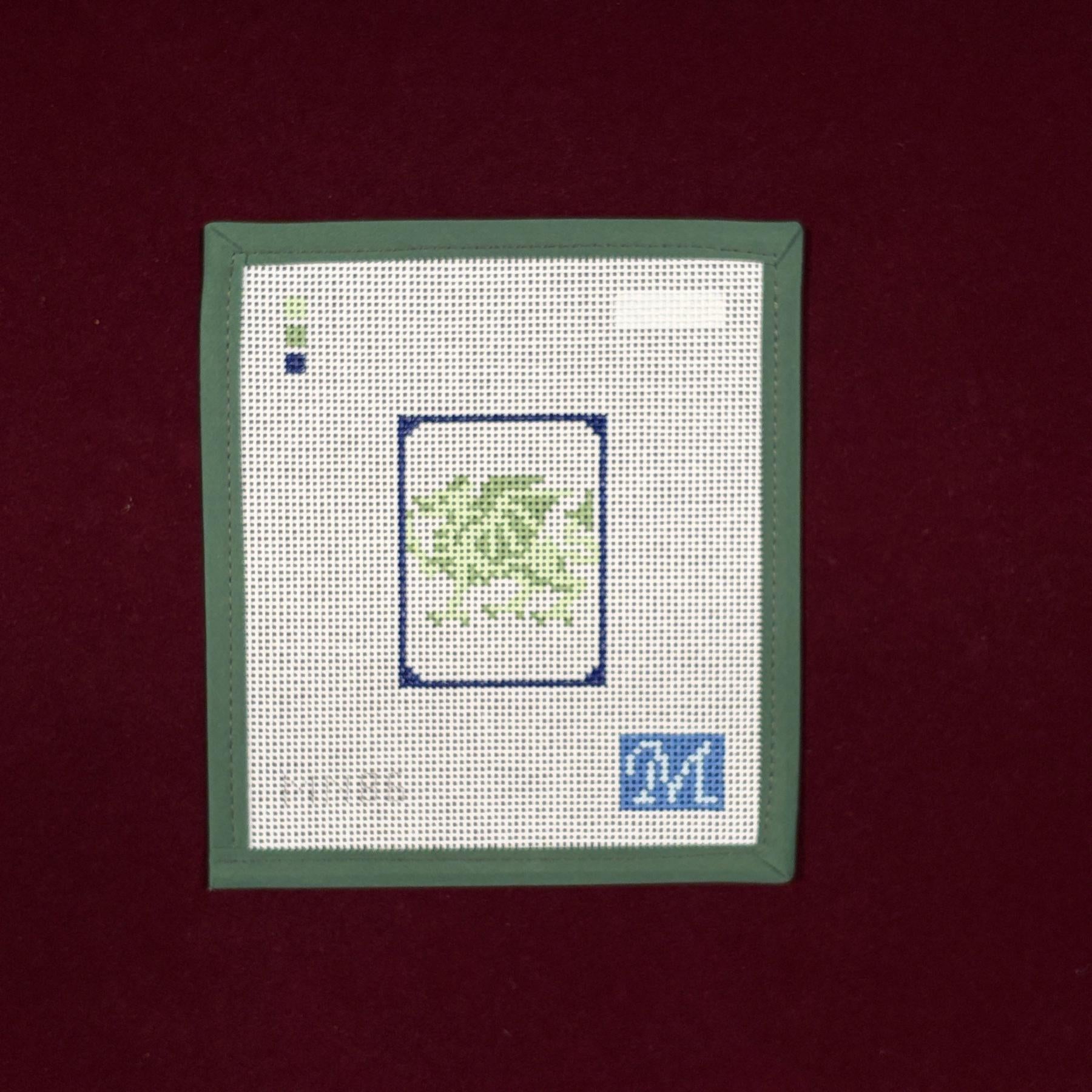 Green Dragon Mahjong Tile-Canvas-Maura Nolan Designs-The Pepper Pot