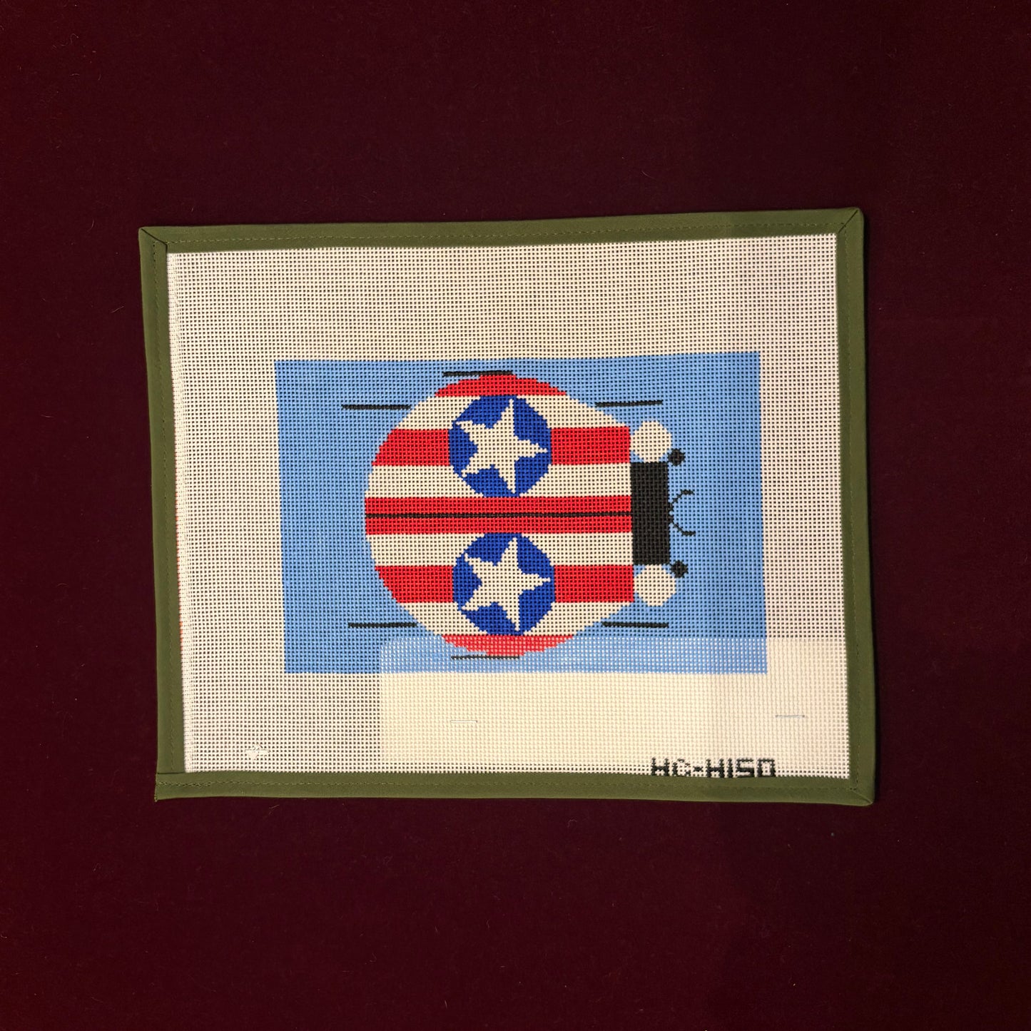 Happy New Year Kistan Americana Ladybug-Canvas-The Meredith Collection-The Pepper Pot