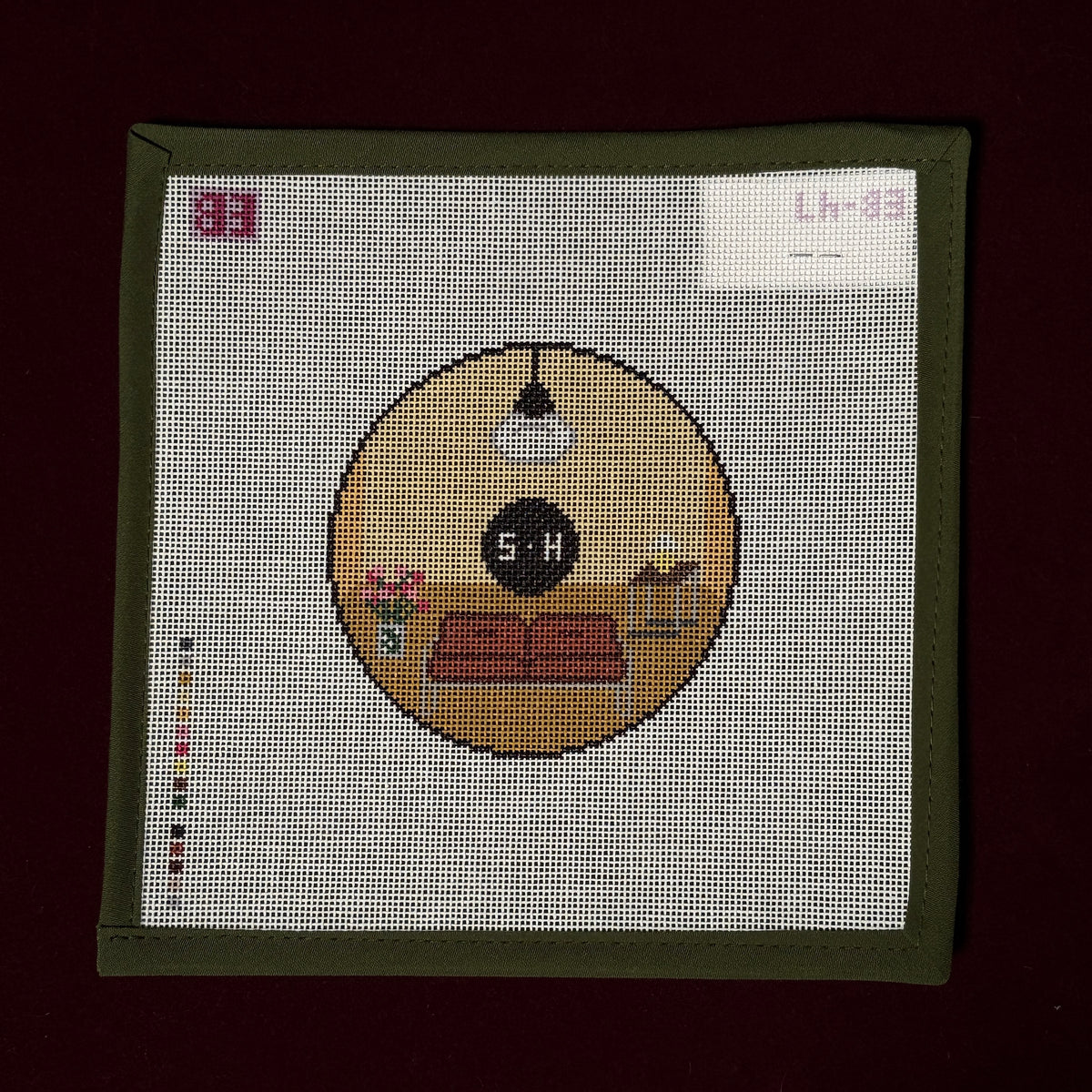Harry's House Vinyl-Needlepoint Canvas-Elizabeth Brooke-The Pepper Pot Barrington, IL