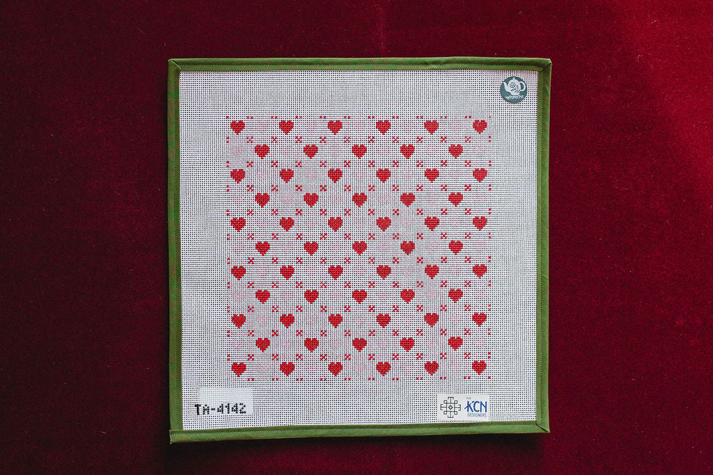 Heart Check Pillow-Canvas-Thorn Alexander-The Pepper Pot