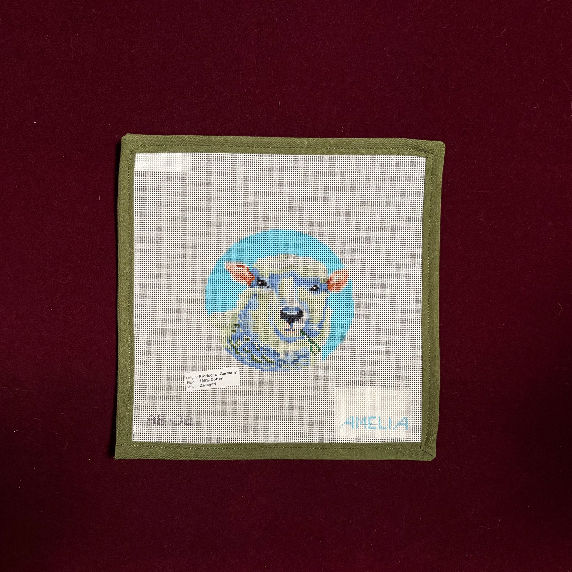 Heather the Sheep-Canvas-The Gingham Stitchery-The Pepper Pot