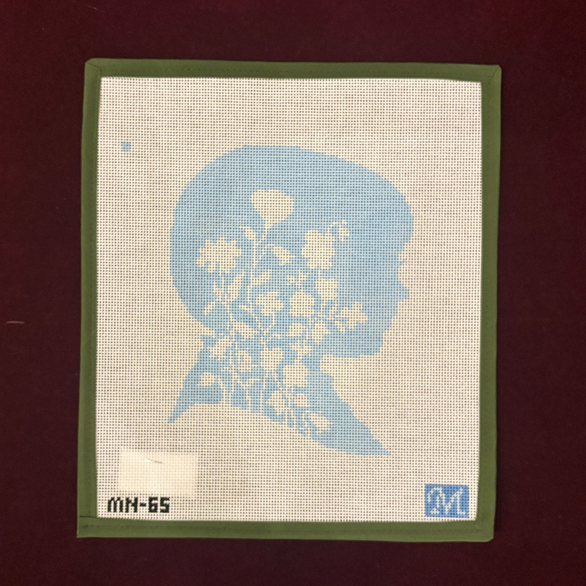 Henry-Needlepoint Canvas-Maura Nolan Designs-The Pepper Pot Barrington, IL