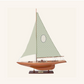 Heritage Monogram Sails with Sailboat-Needlepoint Canvas-Wisteria Designs-The Pepper Pot Barrington, IL