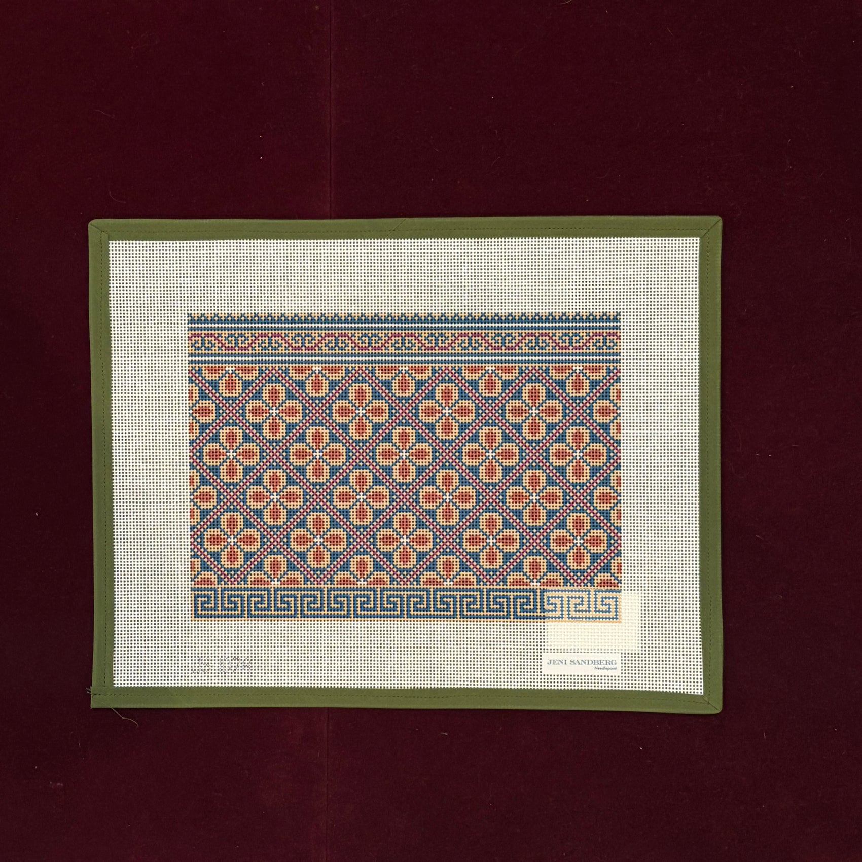 Hewitt Clutch (Brown)-Canvas-Jeni Sandberg-The Pepper Pot