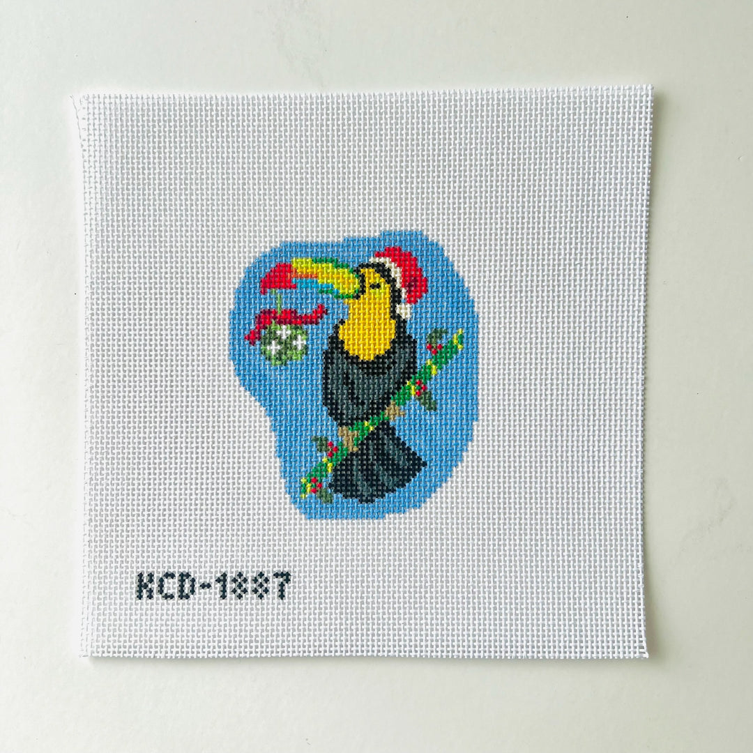 Holiday Toucan August Trunk Show-Needlepoint Canvas-KCN Designers-The Pepper Pot Barrington, IL