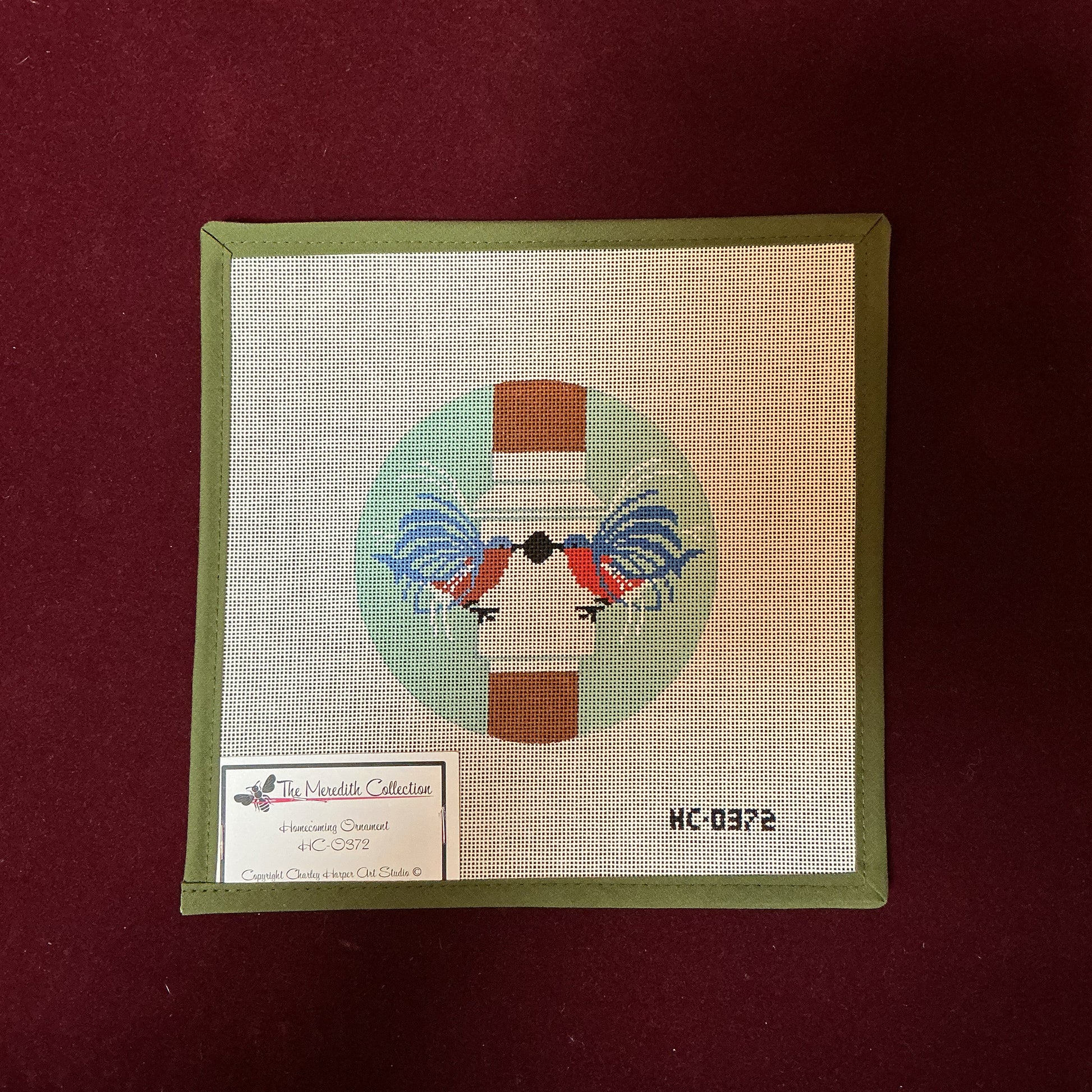 Homecoming-Needlepoint Canvas-The Meredith Collection-The Pepper Pot Barrington, IL