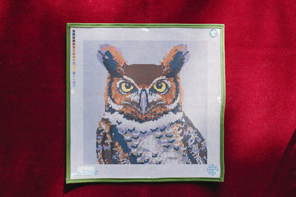 Horned Owl Large-Canvas-Thorn Alexander-The Pepper Pot
