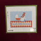 Hush Little Bunny-Needlepoint Canvas-KCN Designers-Blue-The Pepper Pot Barrington, IL