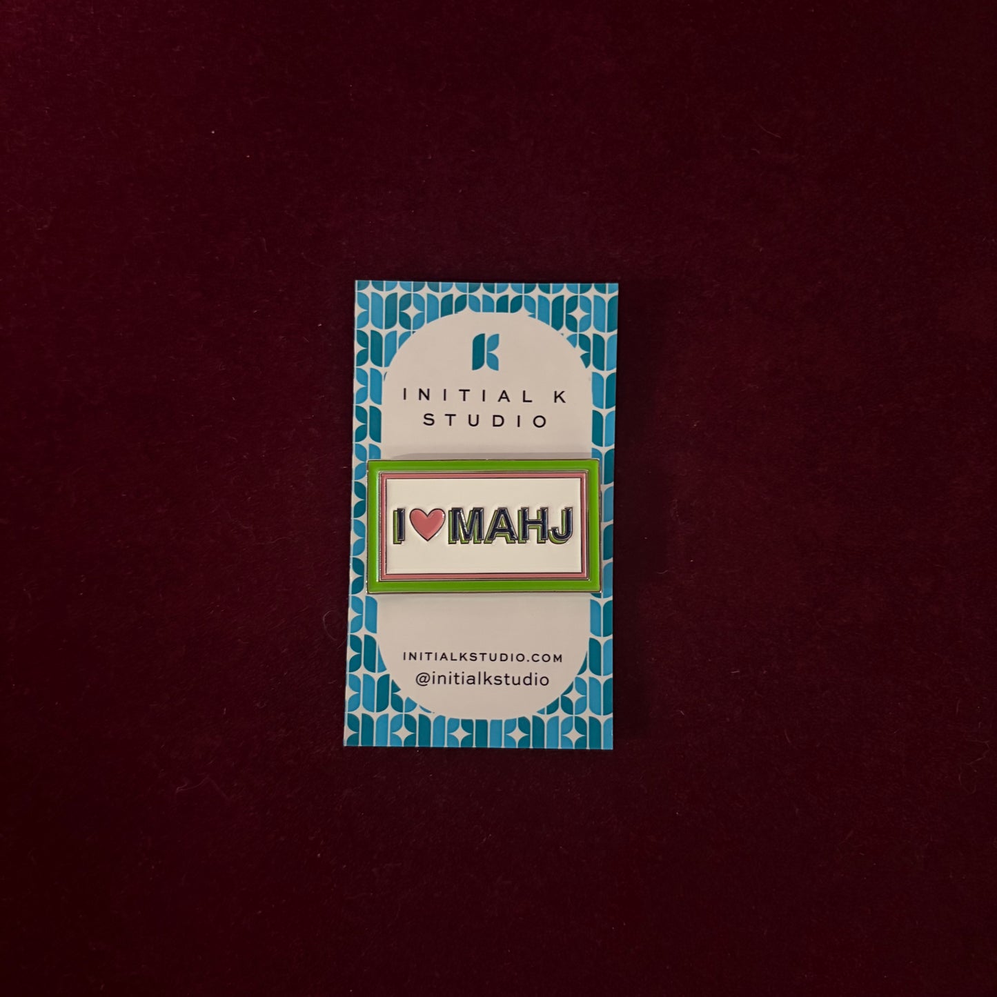 I Love Mahj Needle Minder-Needle Minder-Initial K Studio-The Pepper Pot