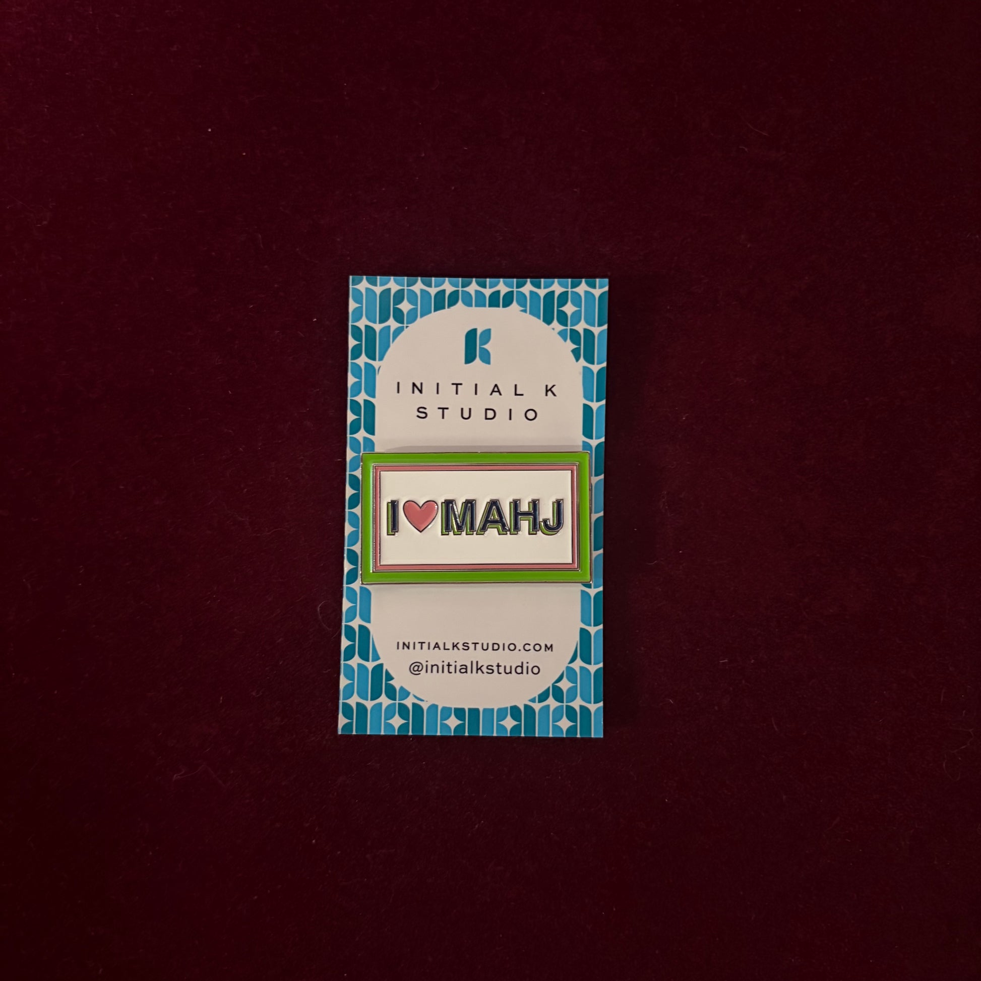 I Love Mahj Needle Minder-Needle Minder-Initial K Studio-The Pepper Pot