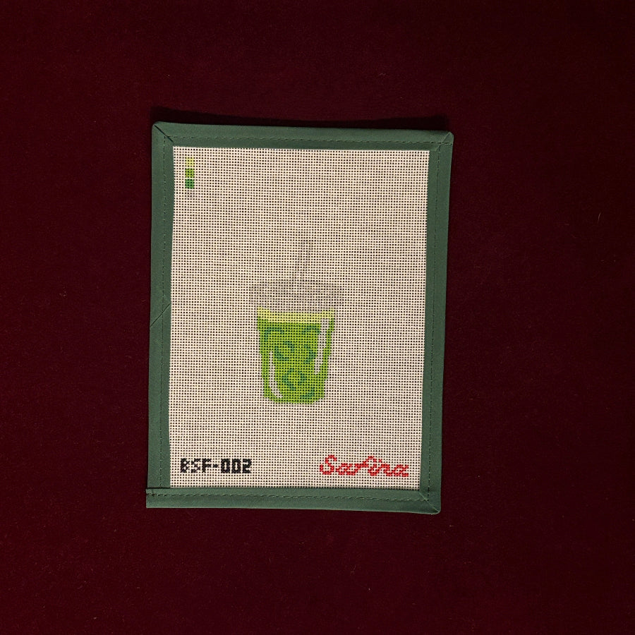 Iced Matcha Latte-Canvas-Safira Stitches-The Pepper Pot