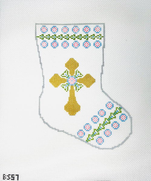 Immanuel Cross August Trunk Show-Needlepoint Canvas-KCN Designers-The Pepper Pot Barrington, IL