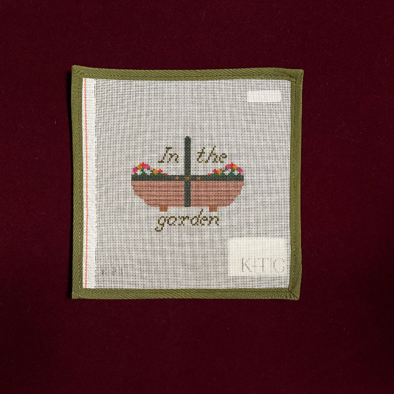 In the Garden-Canvas-KTG Needlepoint-The Pepper Pot