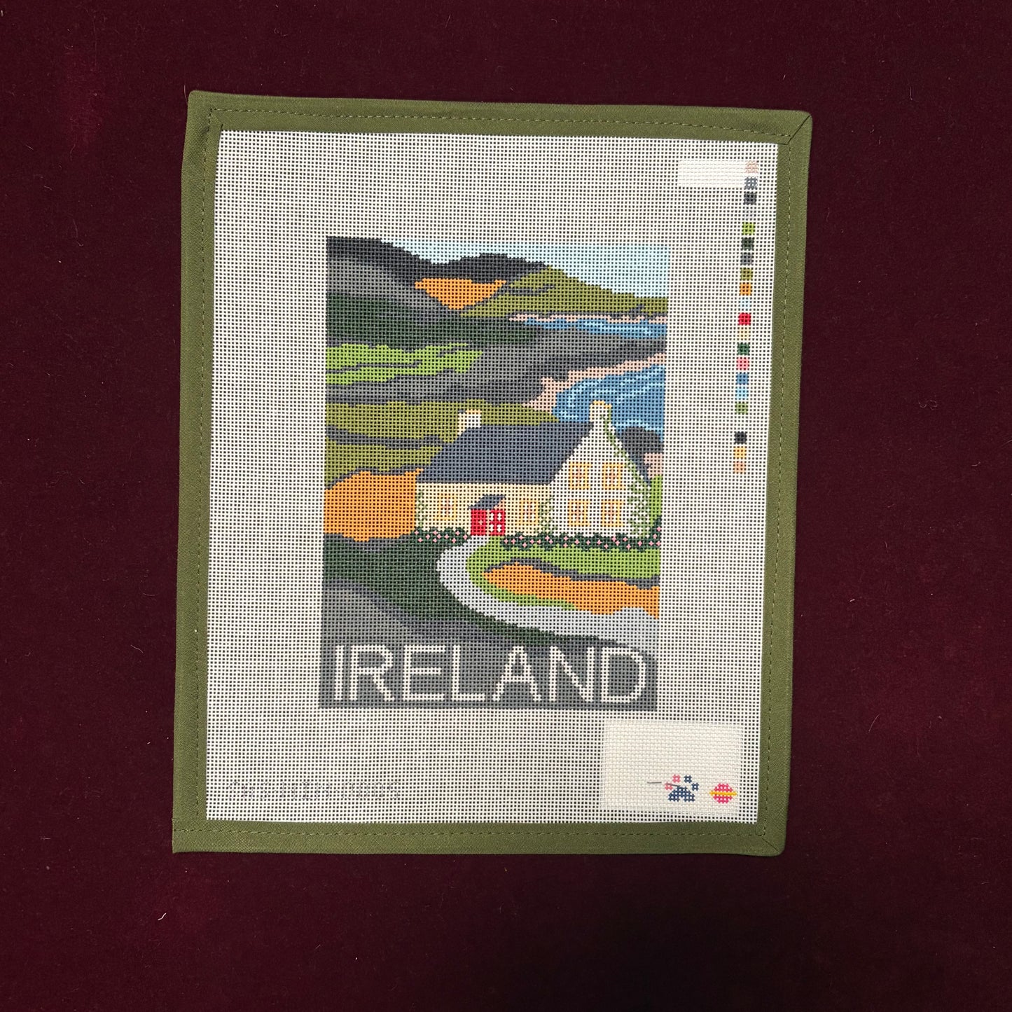 Ireland Postcard-Canvas-Saturnalia Stitching-The Pepper Pot