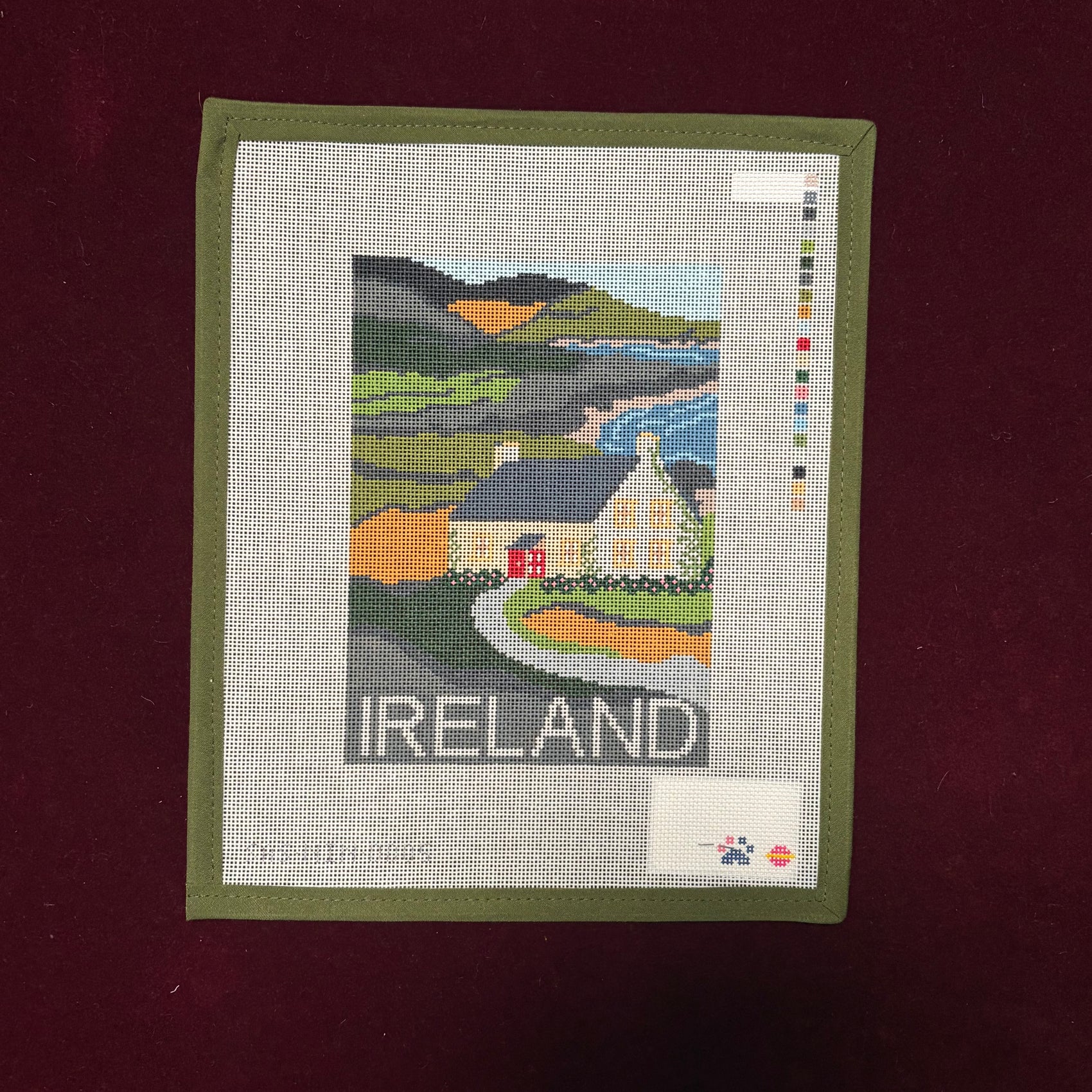 Ireland Postcard-Canvas-Saturnalia Stitching-The Pepper Pot
