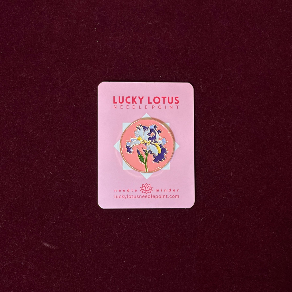 Iris (Tennessee) Needle Minder-Needle Minder-Lucky Lotus-The Pepper Pot
