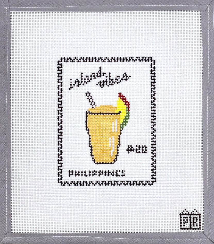 Island Vibes Philippines Stamp June Trunk Show-Canvas-Postcard Row-The Pepper Pot