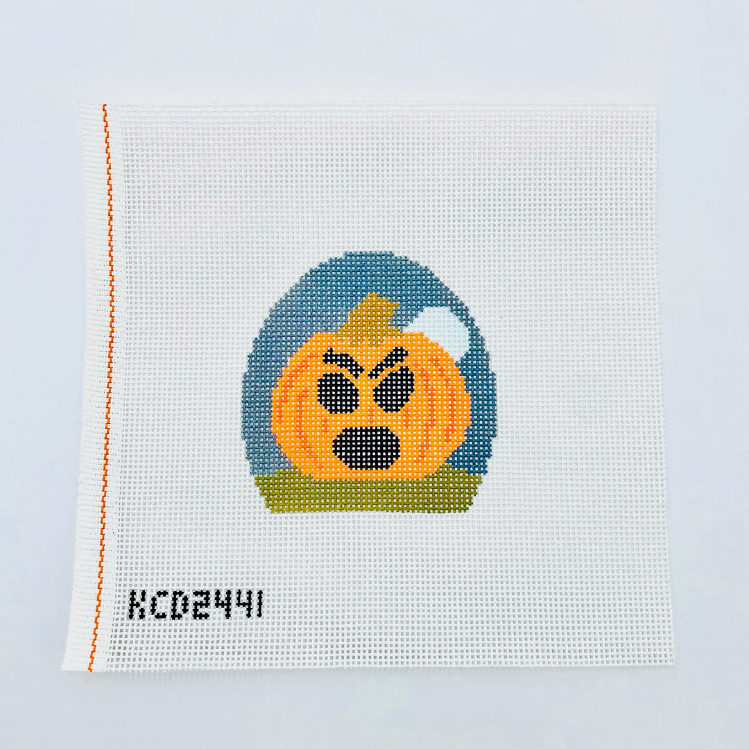 Jack O'Lantern August Trunk Show-Needlepoint Canvas-KCN Designers-The Pepper Pot Barrington, IL
