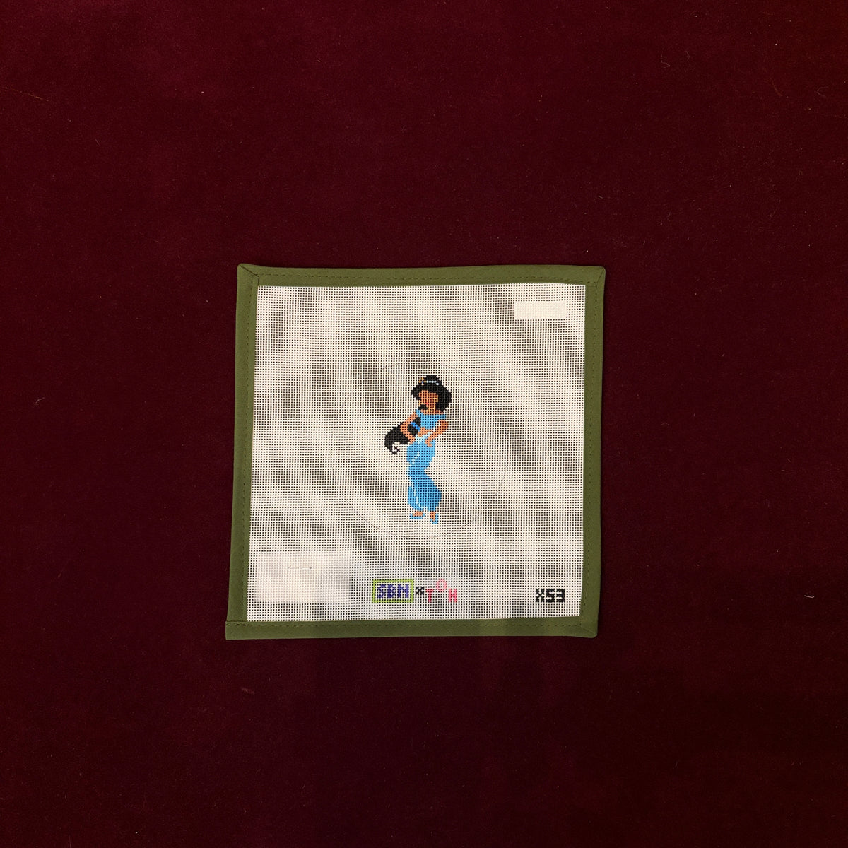 Jasmine (Princess Series)-Needlepoint Canvas-Susan Battle Needlepoint-The Pepper Pot Barrington, IL