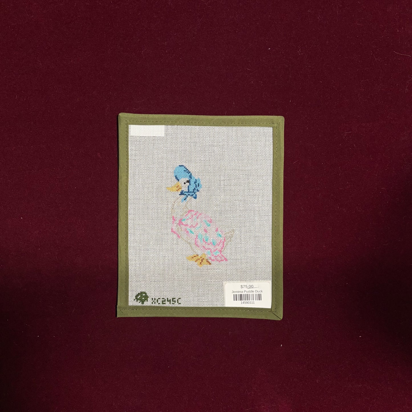 Jemima Puddle Duck-Canvas-Elm Tree Needlepoint-The Pepper Pot
