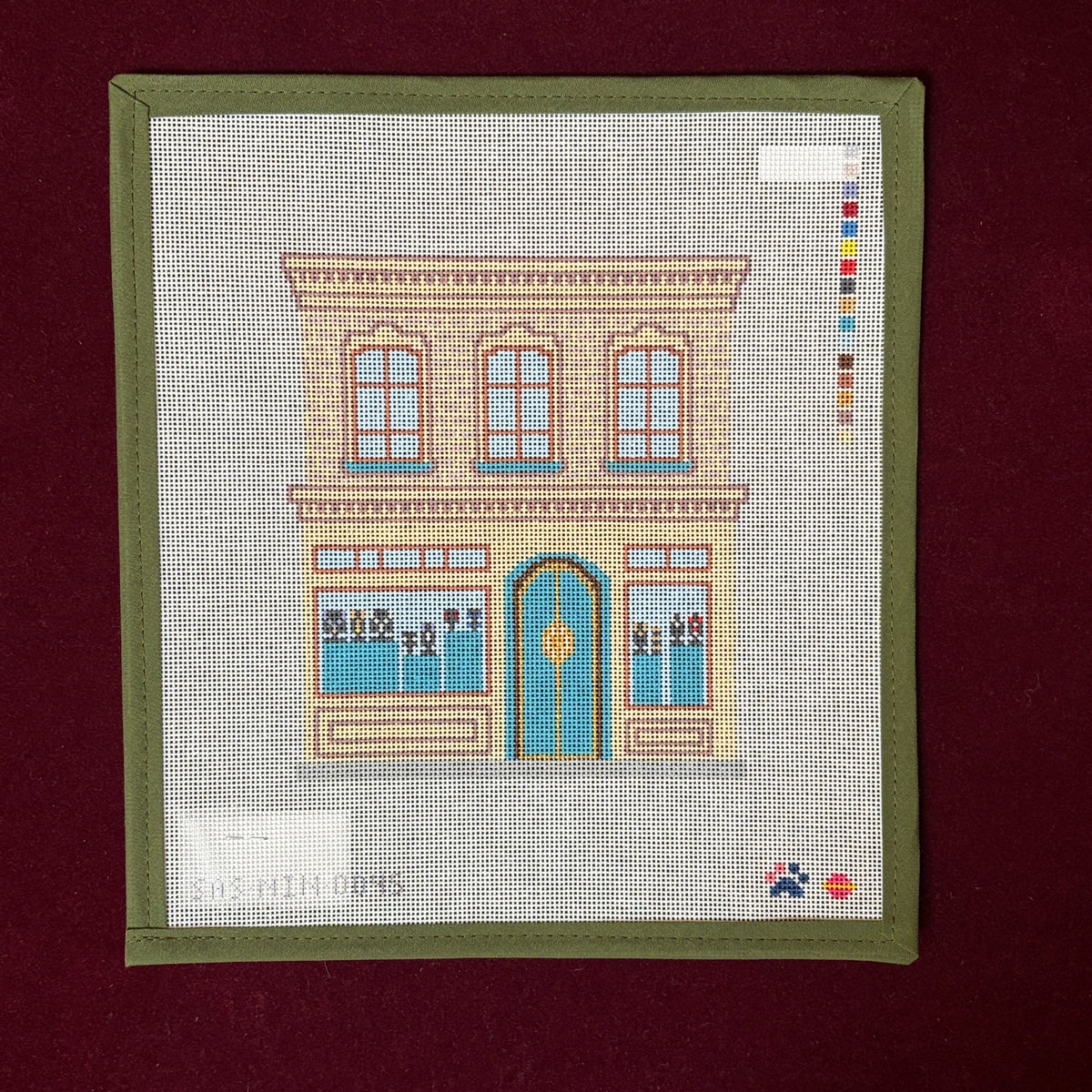 Jewelry Store-Needlepoint Canvas-Saturnalia Stitching-The Pepper Pot Barrington, IL