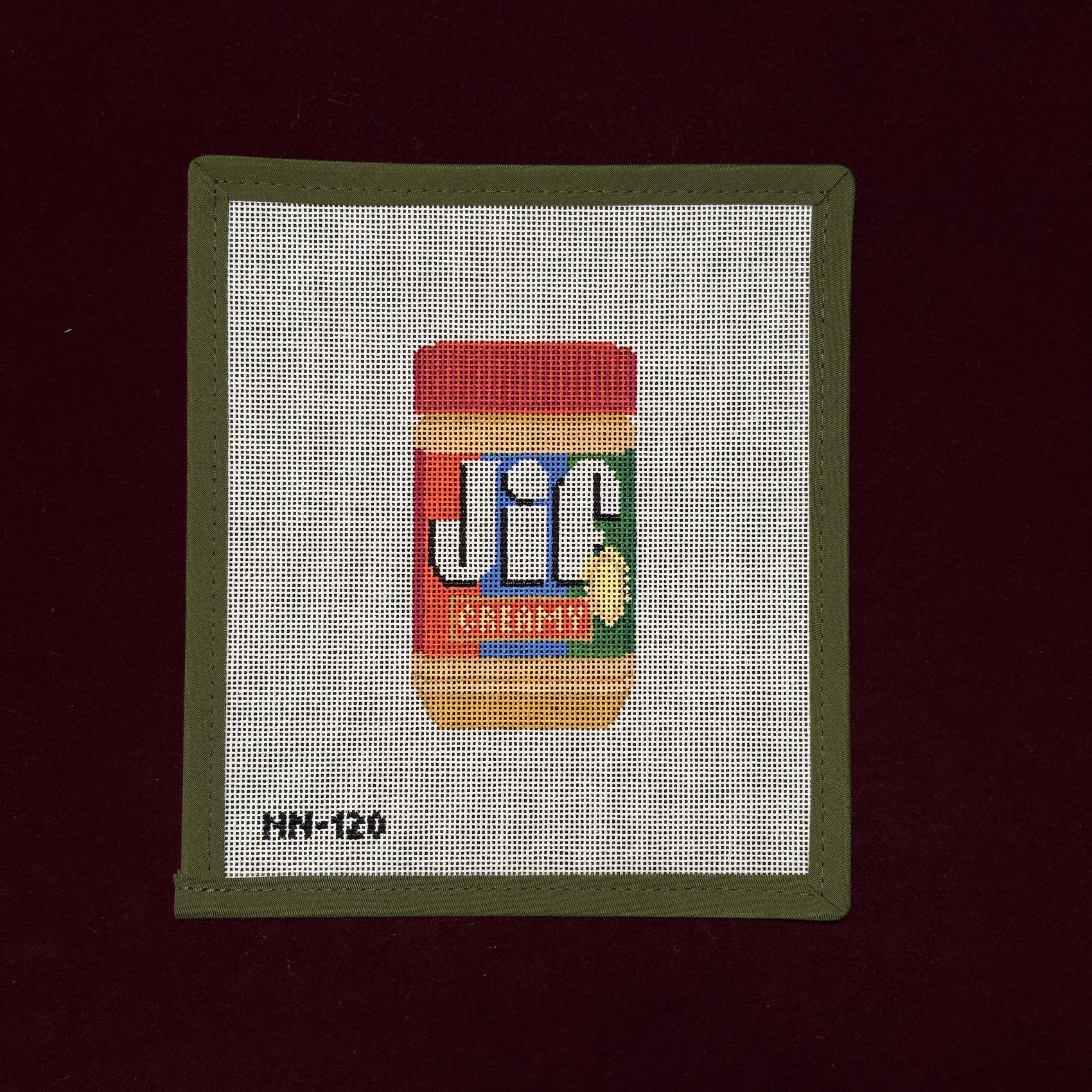 Jif Creamy-Needlepoint Canvas-Needle Nola-The Pepper Pot Barrington, IL