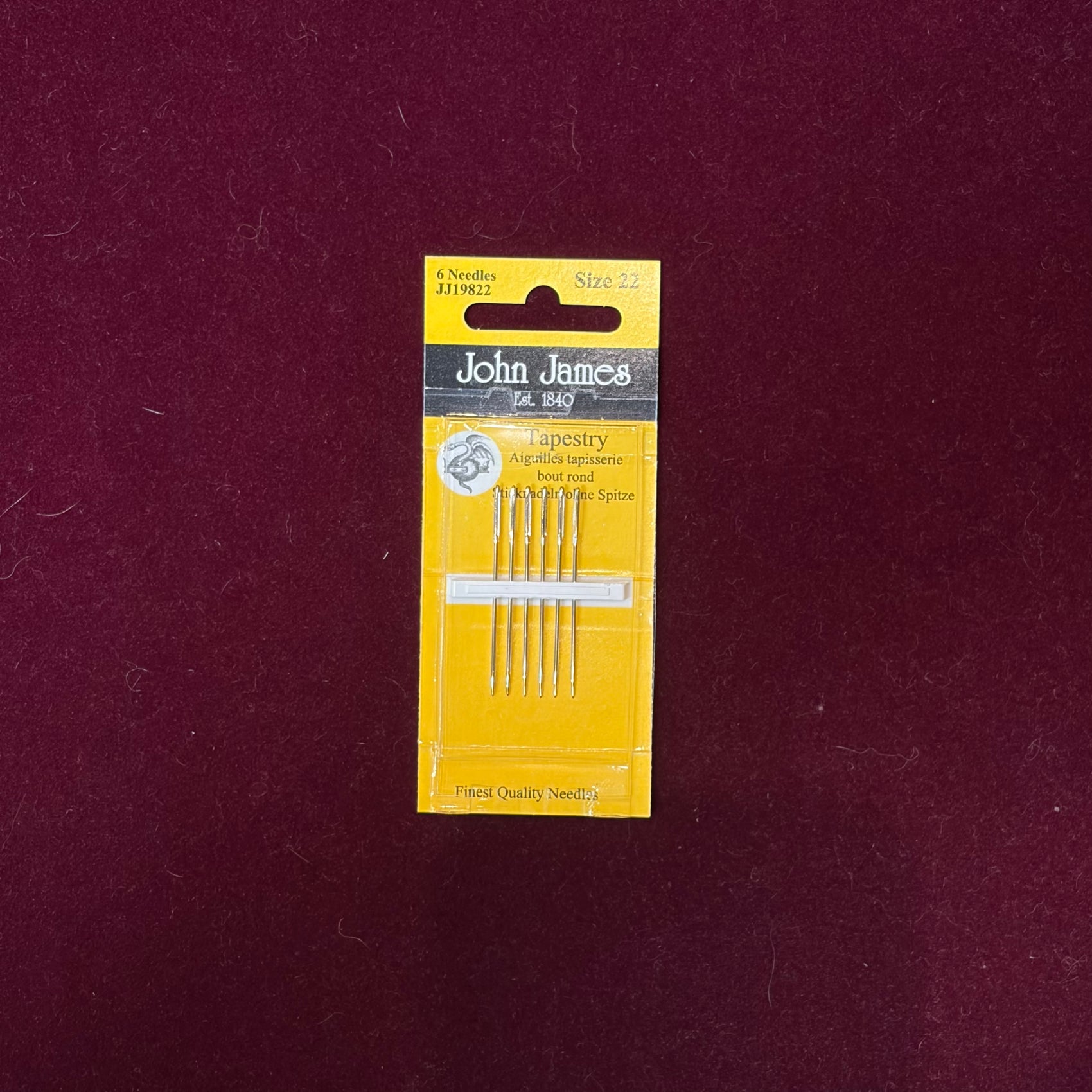 John James Tapestry Needles, Size 22-Needles-John James-The Pepper Pot