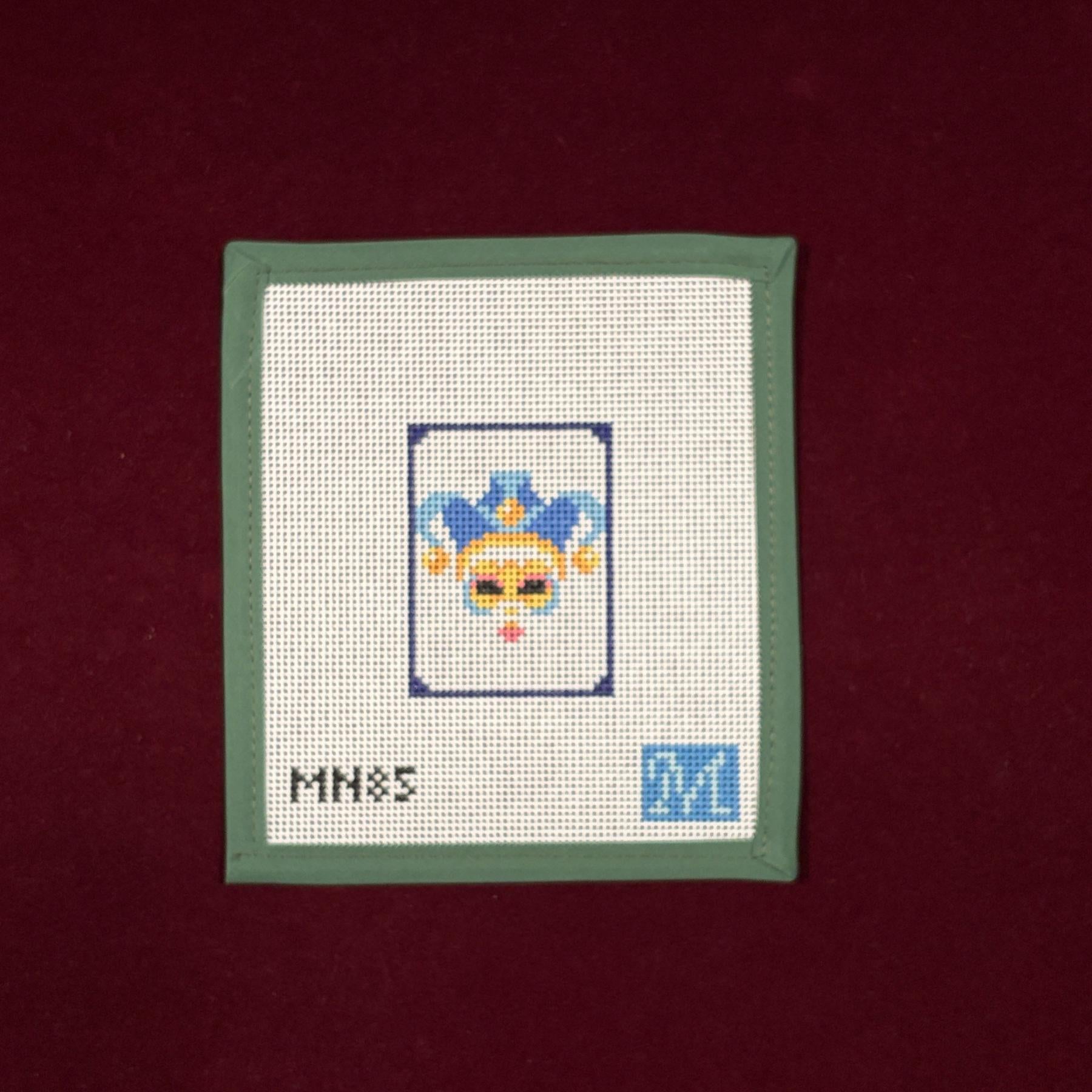 Joker Mahjong Tile-Canvas-Maura Nolan Designs-The Pepper Pot