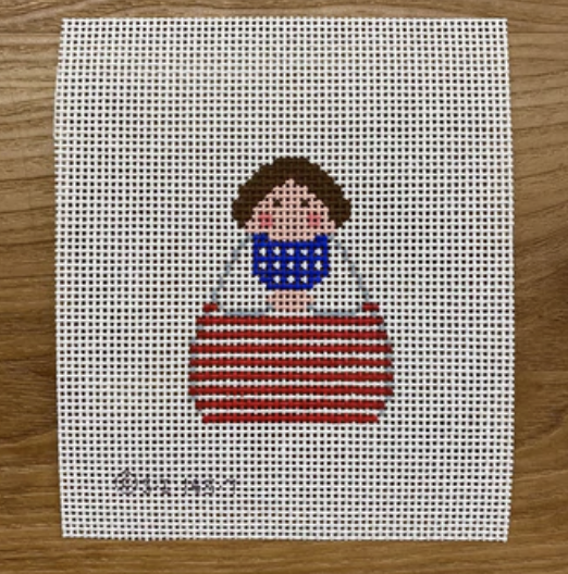 July Angel August Trunk Show-Needlepoint Canvas-KCN Designers-The Pepper Pot Barrington, IL